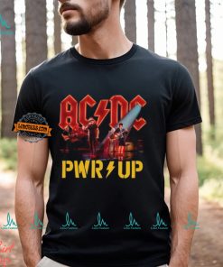 Acdc Band Comfort Colors Shirt Ac Dc Rock Music Pwr Up Classic Shirt
