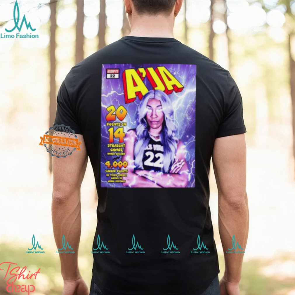 A’ja Wilson Is The Third Fastest Player To Reach 4K Career Points In WNBA History Unisex T Shirt A’ja Wilson Is The Third Fastest Player To Reach 4K Career Points In WNBA History Unisex T Shirt