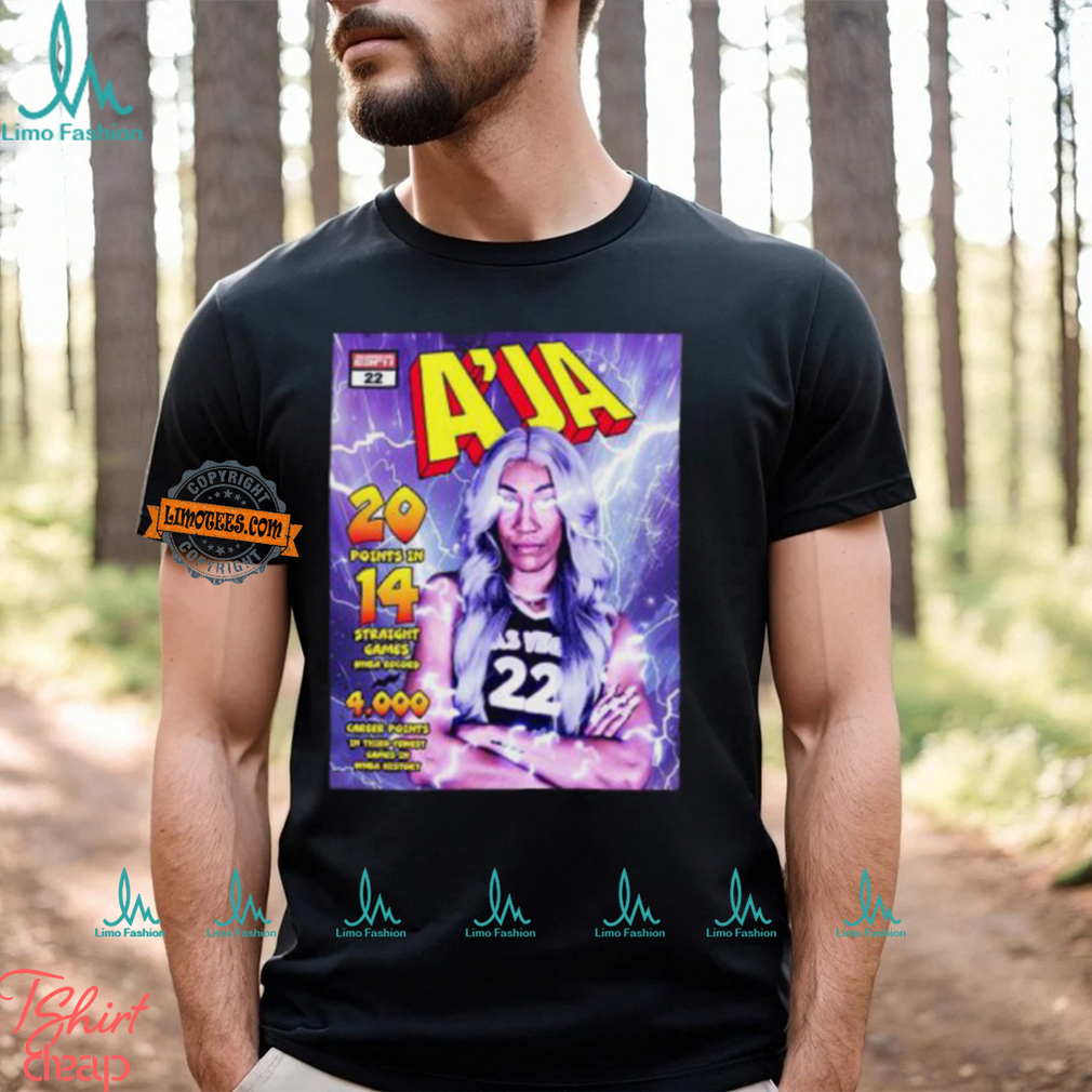 A’ja Wilson Is The Third Fastest Player To Reach 4K Career Points In WNBA History Unisex T Shirt A’ja Wilson Is The Third Fastest Player To Reach 4K Career Points In WNBA History Unisex T Shirt