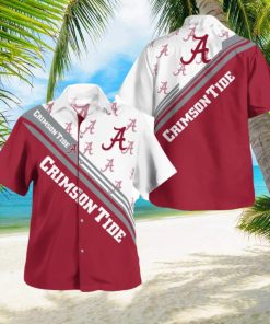 Alabama Crimson Tide Logo Printed Aloha Hawaiian Shirt Special Gift For Fans