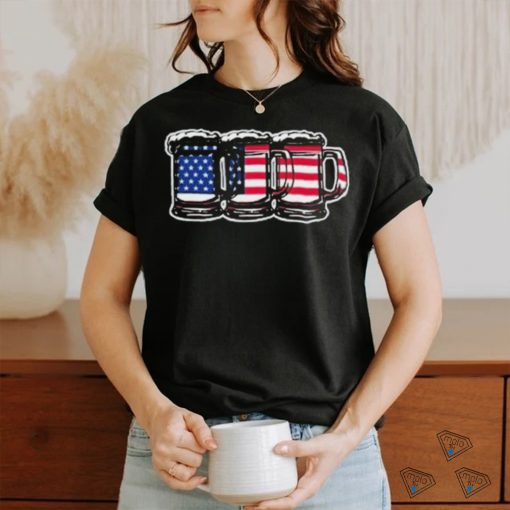 America Beer Mugs Shirt