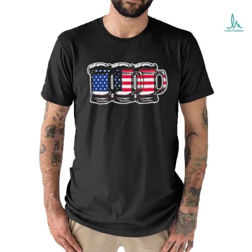 America Beer Mugs Shirt