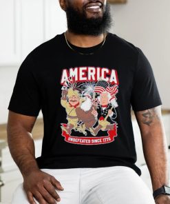 America Team Undefeated Since 1776 Shirt