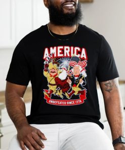 America Undefeated Since 1776 Eagles 4th of July shirt