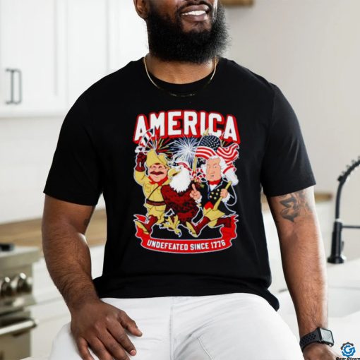 America Undefeated Since 1776 Eagles 4th of July shirt