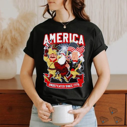 America Undefeated Since 1776 Eagles 4th of July shirt