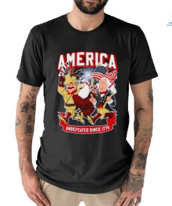 America Undefeated Since 1776 Eagles 4th of July shirt