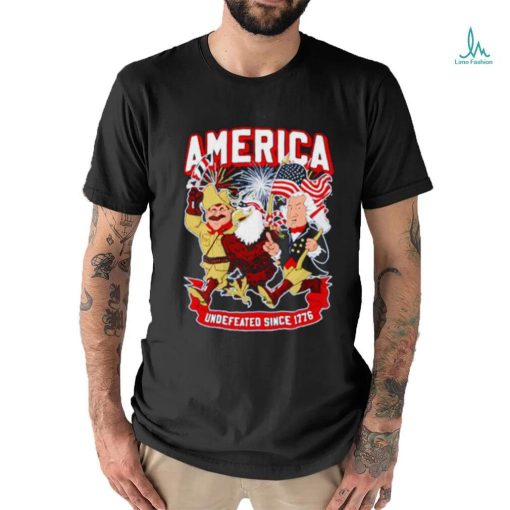 America Undefeated Since 1776 Eagles 4th of July shirt