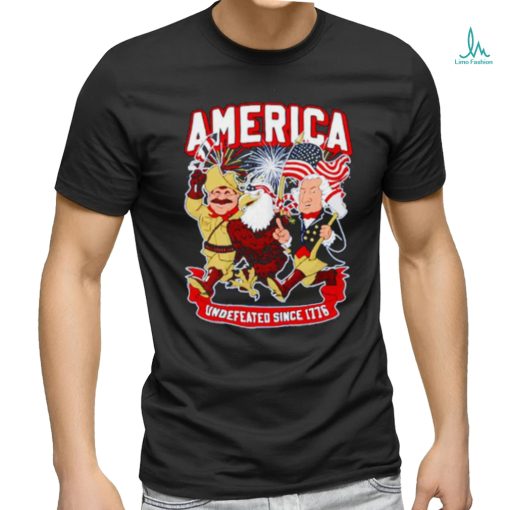 America Undefeated Since 1776 Eagles 4th of July shirt