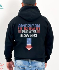 American Breathalyser Blow Here T Shirt