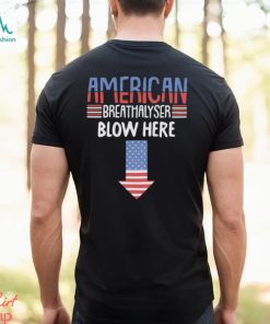 American Breathalyser Blow Here T Shirt