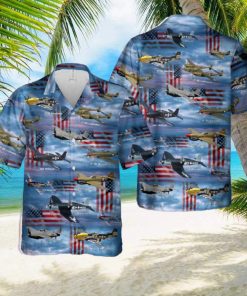 American Fighters of World War II Hawaiian Shirt For Beach Fans