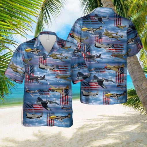 American Fighters of World War II Hawaiian Shirt For Beach Fans