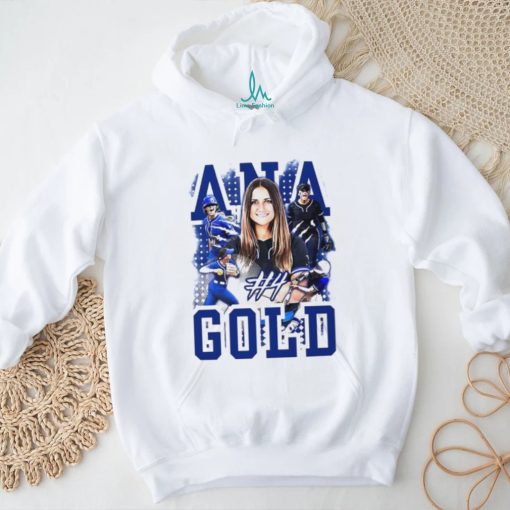 Ana Gold Duke Blue Devils softball graphic shirt