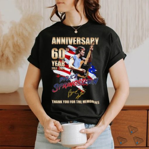 Anniversary 60th Year 1964 2024 Bruce Springsteen Thank You For The Memories T Shirt