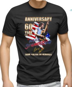 Anniversary 60th Year 1964 2024 Bruce Springsteen Thank You For The Memories T Shirt