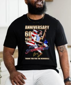 Anniversary 60th Year 1964 2024 Bruce Springsteen Thank You For The Memories T Shirt