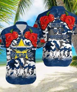 Anzac Day Cowboys Army Style No.1 Trendy Hawaiian Shirt