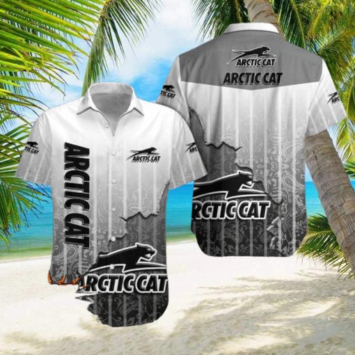Arctic Cat Logo Broken Wall Printed 3D Hawaiian Shirt For Fans