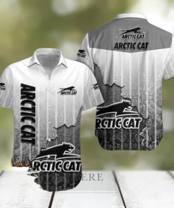 Arctic Cat Logo Broken Wall Printed 3D Hawaiian Shirt For Fans