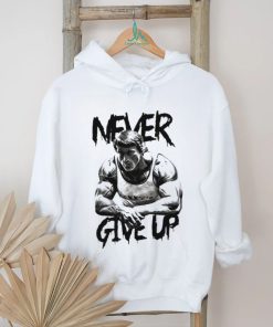 Arnold never give up shirt