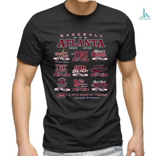 Atlanta Baseball Fans   Baseball in Atlanta Shirt