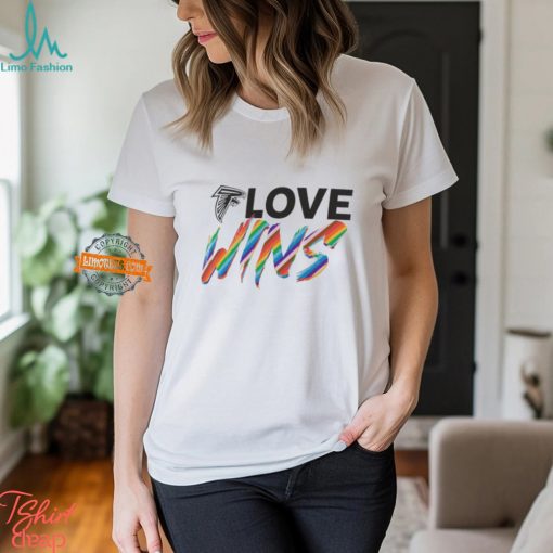 Atlanta Falcons Pride Love Wins 2024 Shirt