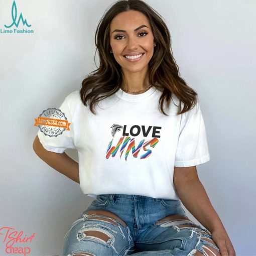 Atlanta Falcons Pride Love Wins 2024 Shirt