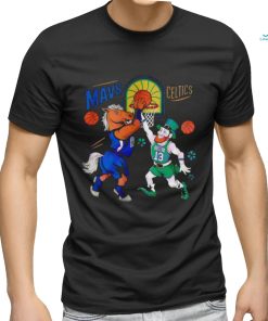 Awesome Dallas Mavericks vs Boston Celtics Match Up NBA Final Mascot shirt