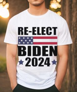 Awesome Re elect Biden American Flag Pro Biden 2024 Election Shirt