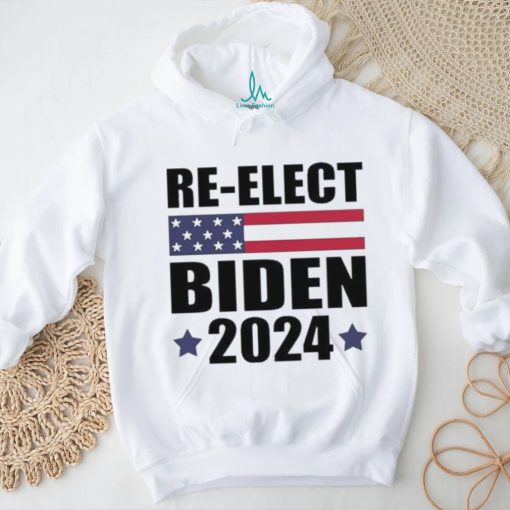 Awesome Re elect Biden American Flag Pro Biden 2024 Election Shirt