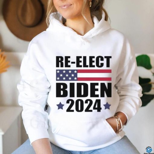 Awesome Re elect Biden American Flag Pro Biden 2024 Election Shirt