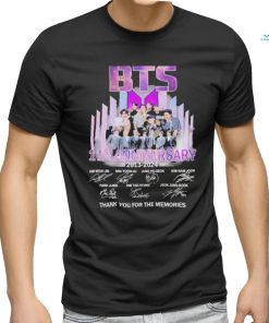 BTS 11st Anniversary Thank You For The Music And Memories T Shirt