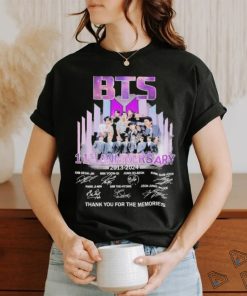 BTS 11st Anniversary Thank You For The Music And Memories T Shirt