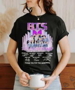 BTS 11th Anniversary 2013 2024 Thank you For The Memories T Shirt