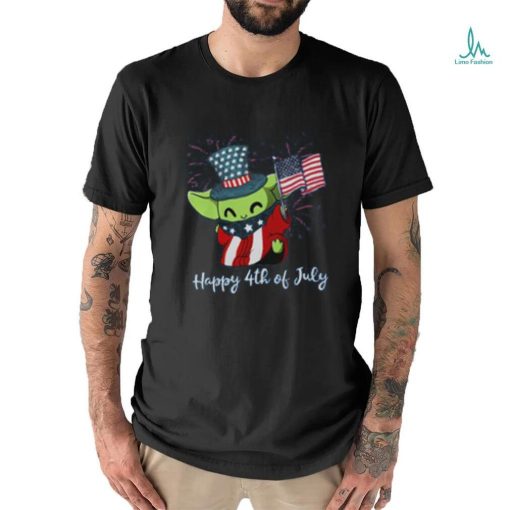 Baby Yoda Happy 4th of July shirt