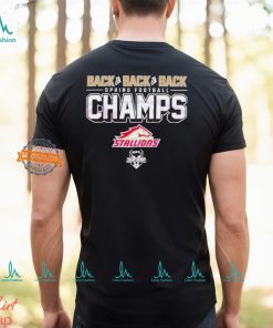 Back to Back to Back Spring Football Champs Birmingham Stallions Shirt