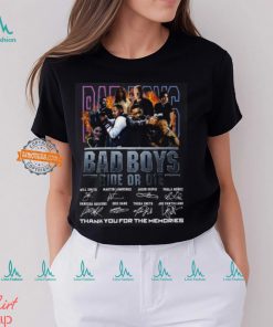 Bad Boys Ride Or Die Thank You For The Memories T Shirt