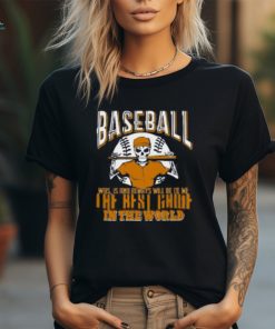 Baseball Is The Best Game In The World V Neck T Shirt