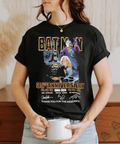 Bat Man 35th Anniversary 1989 2024 Thank You For The Memories T Shirt