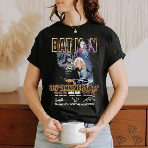 Bat Man 35th Anniversary 1989 2024 Thank You For The Memories T Shirt