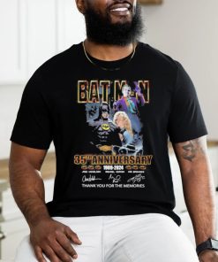 Bat Man 35th Anniversary 1989 2024 Thank You For The Memories T Shirt