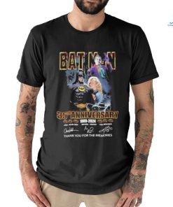 Bat Man 35th Anniversary 1989 2024 Thank You For The Memories T Shirt