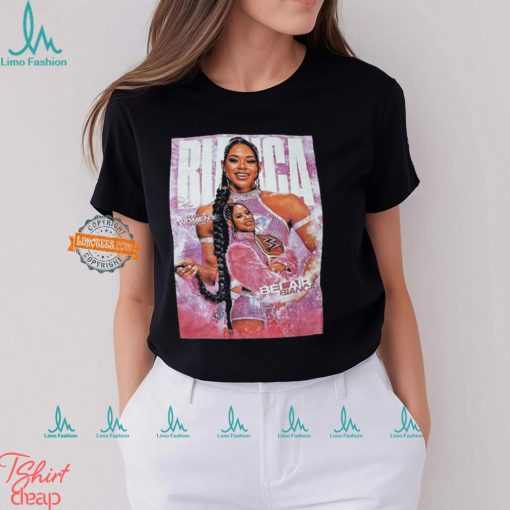 Bianca Belair Poster Print Black T shirt