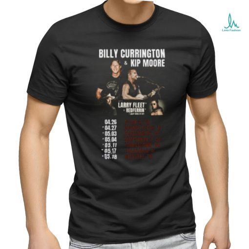 Billy Currington And Kip Moore Live In Concert Shirt