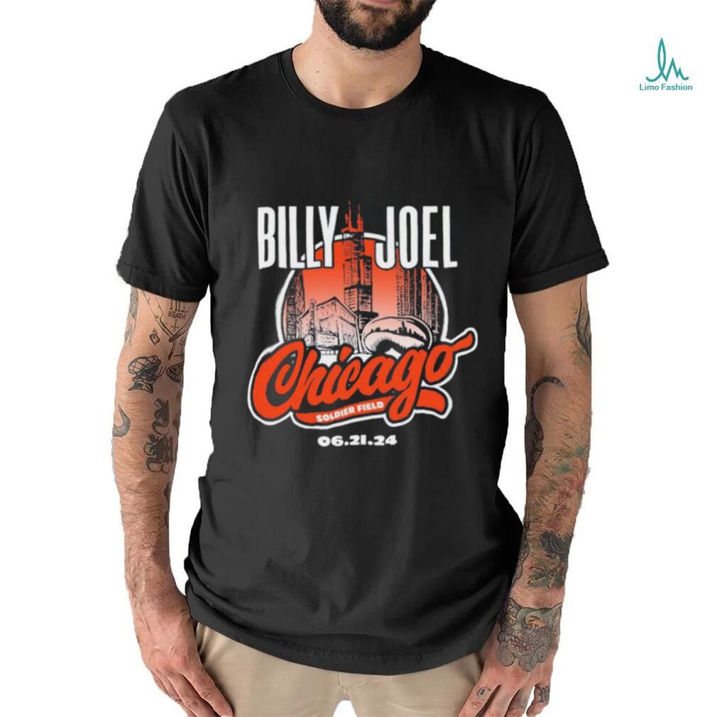 Billy Joel 6 21 24 At Chicago Soldier Field Event Shirt Billy Joel 6 21 24 At Chicago Soldier Field Event Shirt