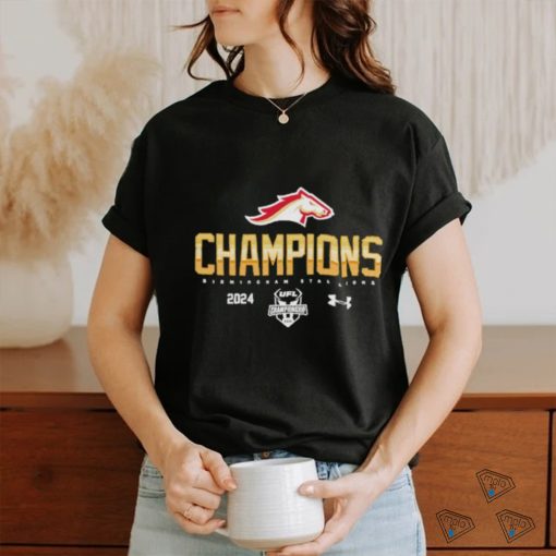 Birmingham Stallions 2024 FCL World Champ Logo Shirt
