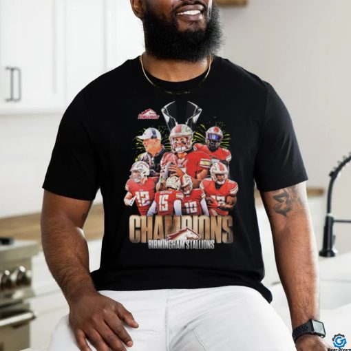 Birmingham Stallions 2024 UFL Championship T Shirt