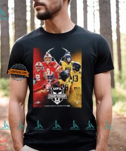 Birmingham Stallions Vs San Antonio Brahmas Matchup UFL Championship 2024 On Sunday June 16 Unisex T Shirt