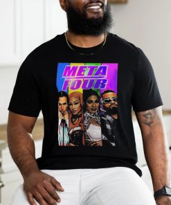 Black Meta Four Unisex T Shirt